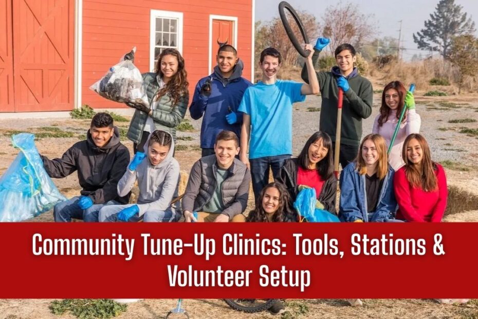 Community Tune-Up Clinics: Tools, Stations & Volunteer Setup