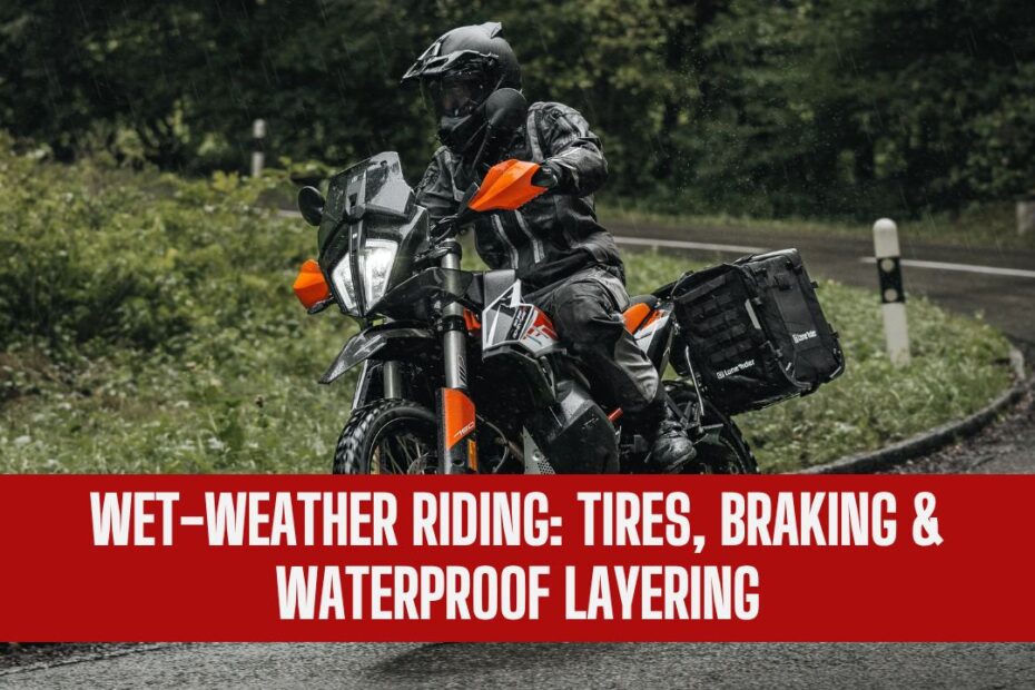 Wet-Weather Riding: Tires, Braking & Waterproof Layering