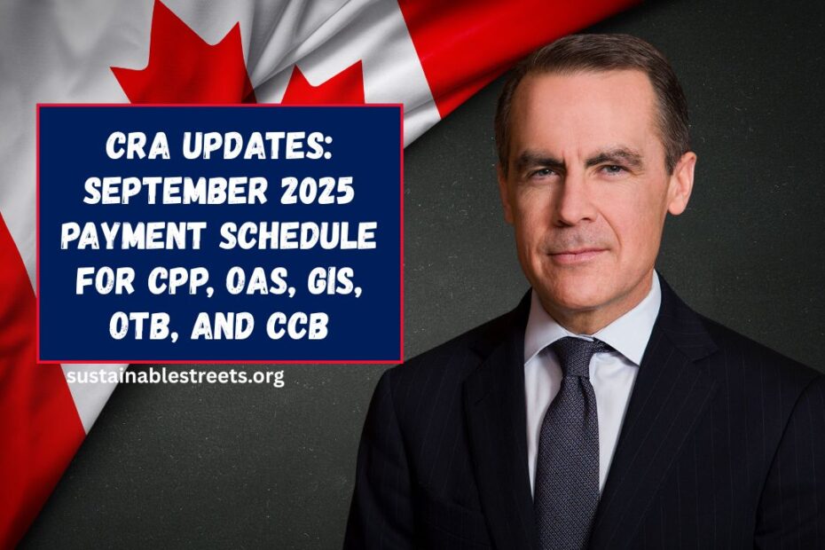 CRA Updates: September 2025 Payment Schedule for CPP, OAS, GIS, OTB, and CCB