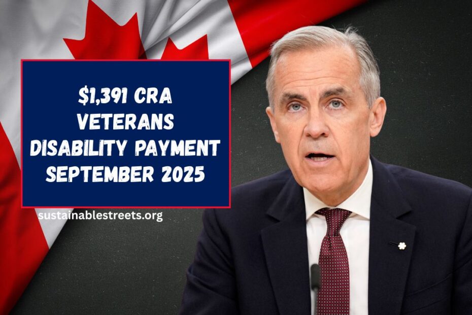 CRA Veterans Disability Payment September 2025: $1,391 Benefit Date and Schedule