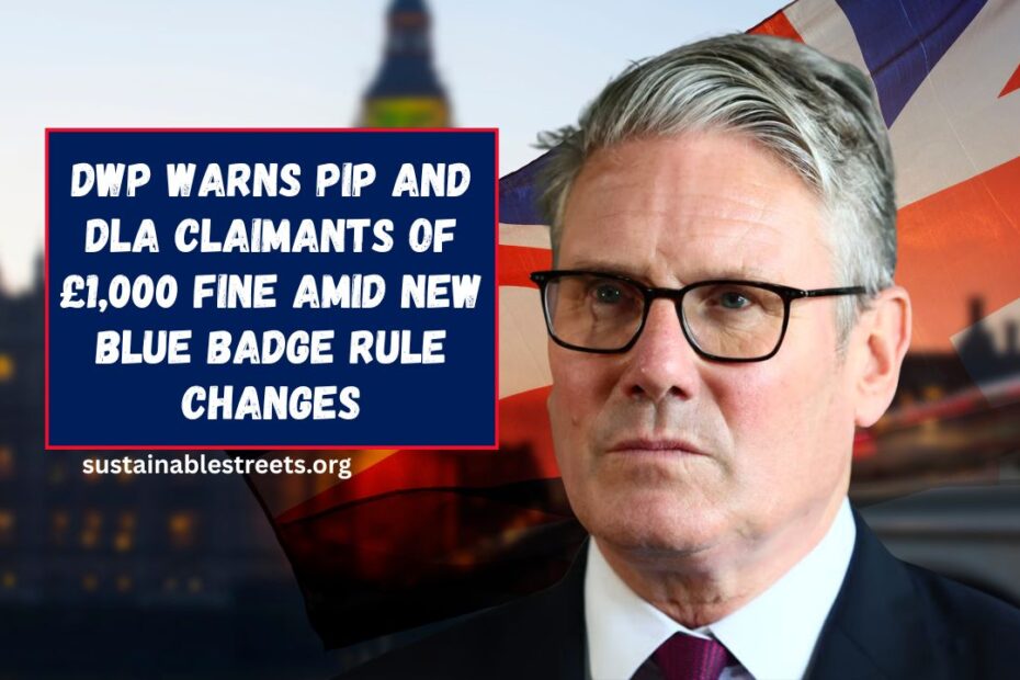 DWP Warns PIP and DLA Claimants of £1,000 Fine Amid New Blue Badge Rule Changes