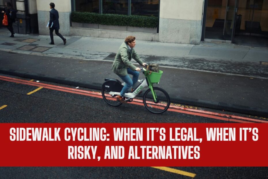 Sidewalk Cycling: When It’s Legal, When It’s Risky, and Alternatives