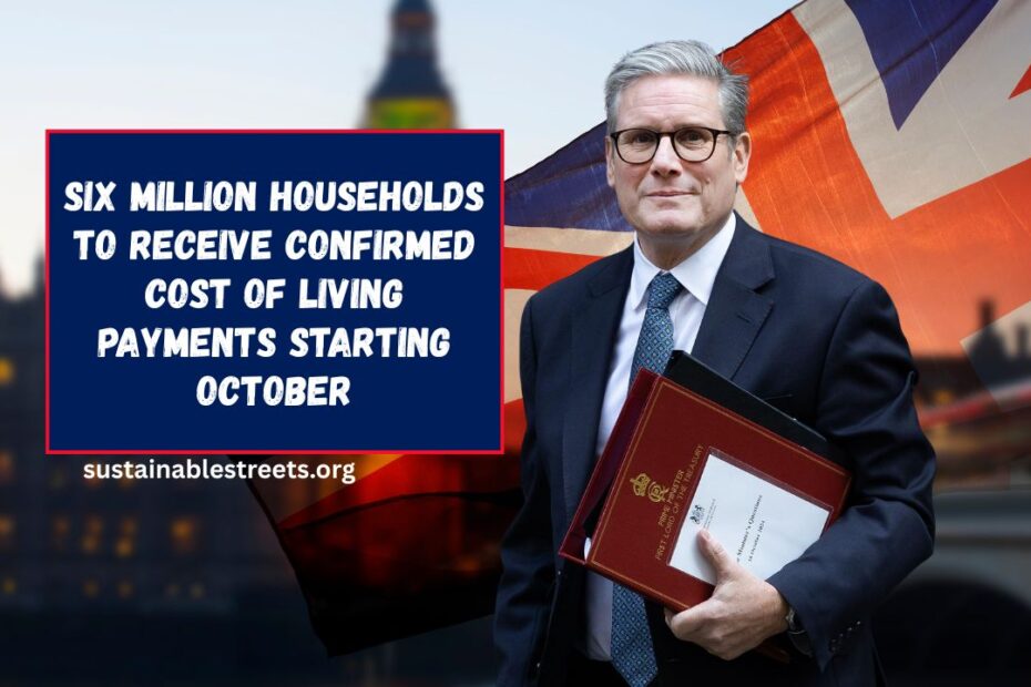 Six Million Households to Receive Confirmed Cost of Living Payments Starting October